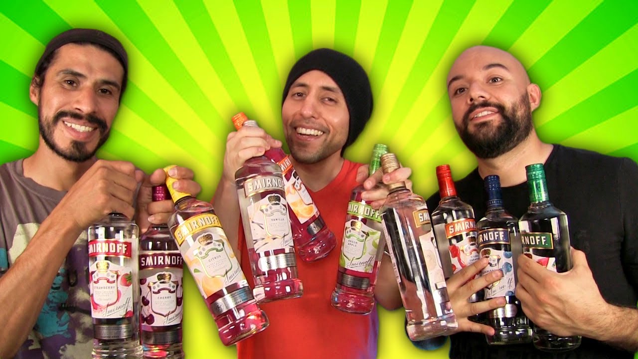 Probemos todos los sabores de Vodka Smirnoff!!!