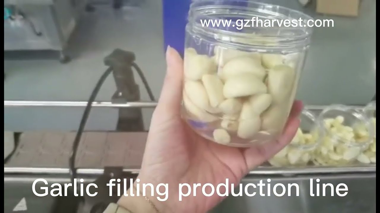 Garlic,Ginger Filling Packaging Line,Plastic Can Granules Weighing Filling and Sauce Filling Line