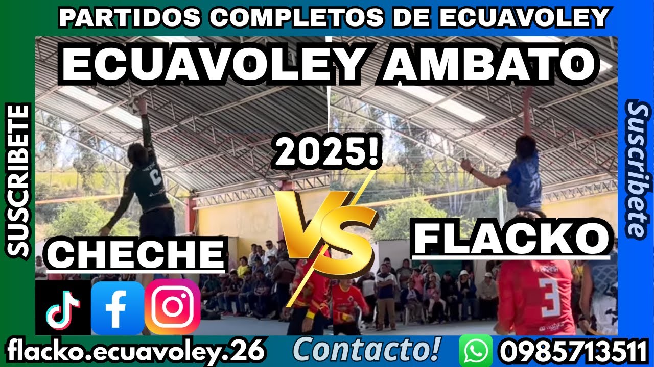 🏆Flacko vs CheChe🔥Ecuavoley Ambato La Unión 2026🤙