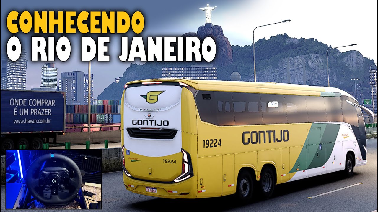 ETS2 ULTRA REALISTA - ESTRADA DE SP ATÉ RJ NO CRISTO REDENTOR