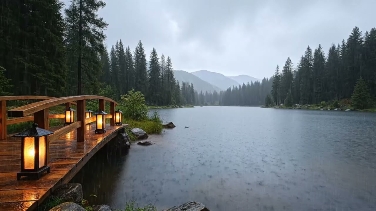 Piano Music With Rain Sound For Relaxation And Peaceful Moments At Home || Breezify