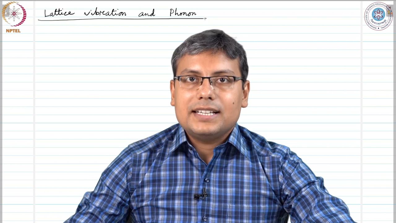 mod06lec49 - Vibration of crystals with monatomic basis