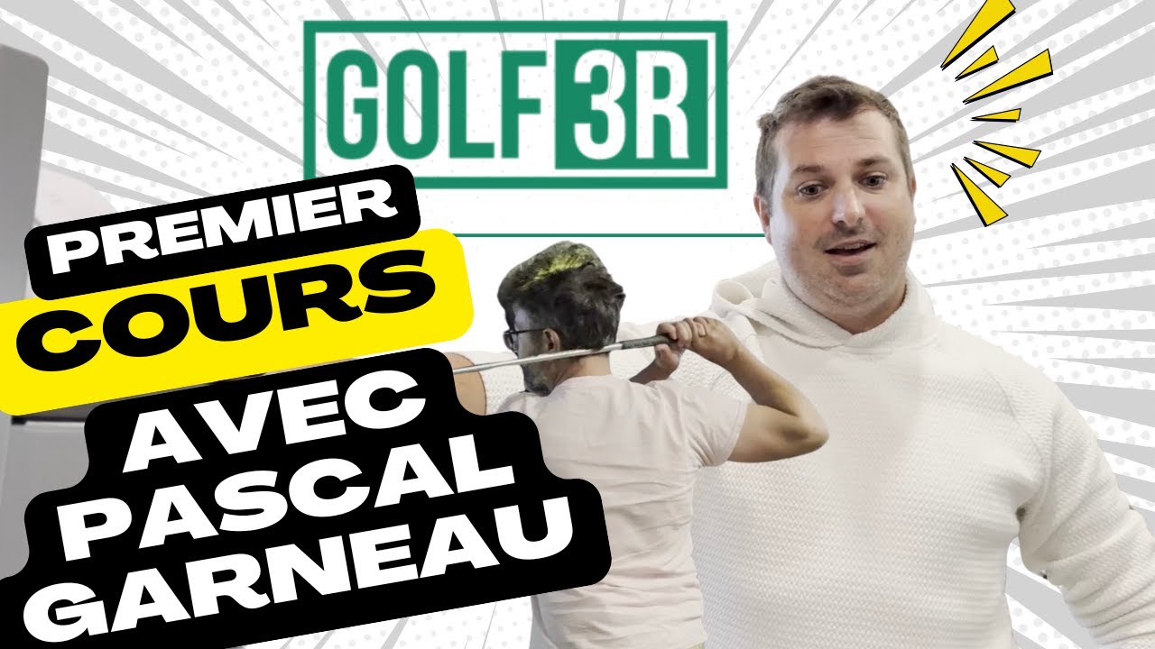 Premier cours avec le pro Pascal Garneau chez @Golf3r pour le défi 356 jours pour devenir pro