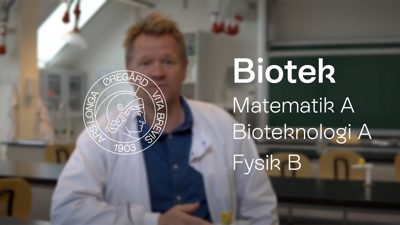Studieretninger: Naturvidenskab - Biotek