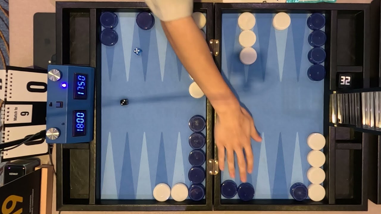Backgammon World Championship 2025 - İbrahim Karaca (Blue) - Yuki Harada (White)