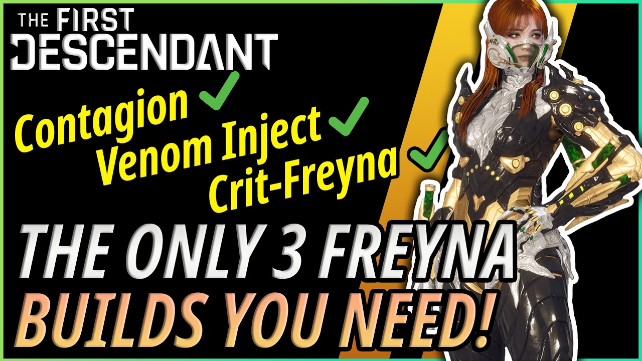 The ONLY 3 Freyna Builds You Need Right Now! | WITH FULL BUILD SHEETS!
