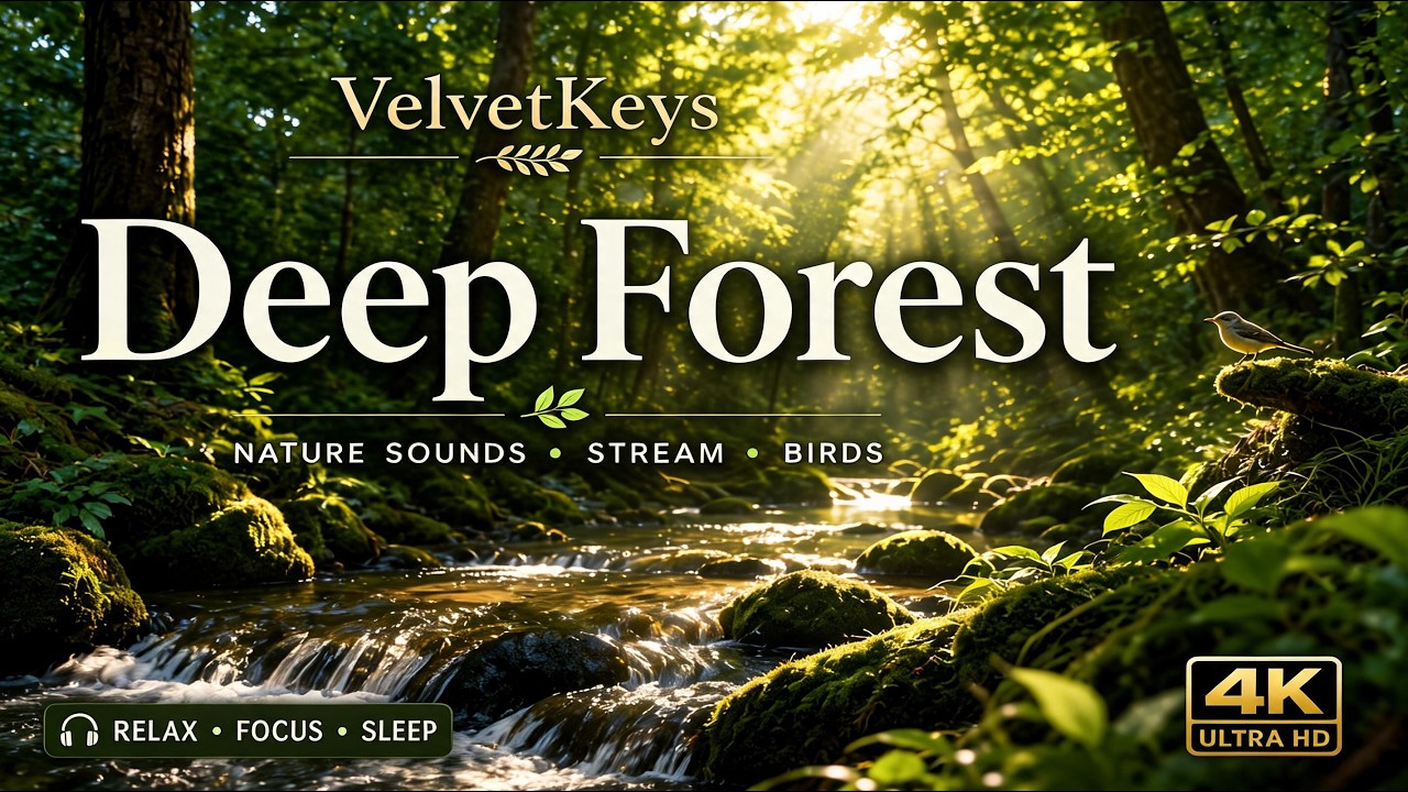 Forest Ambience with Gentle Bamboo Flute NO.34 – Sleep Ambience #relaxation# sleep# meditation