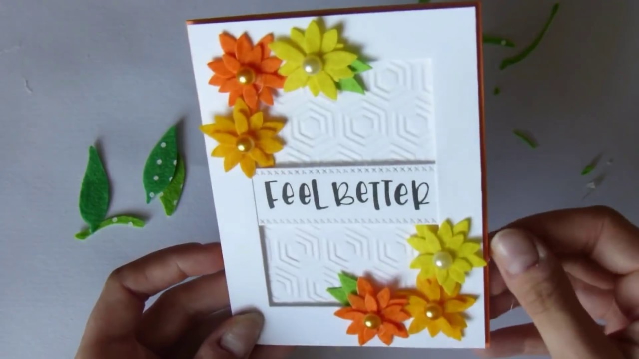 Creating handmade cards with felt! #Aliexpress || August 2018