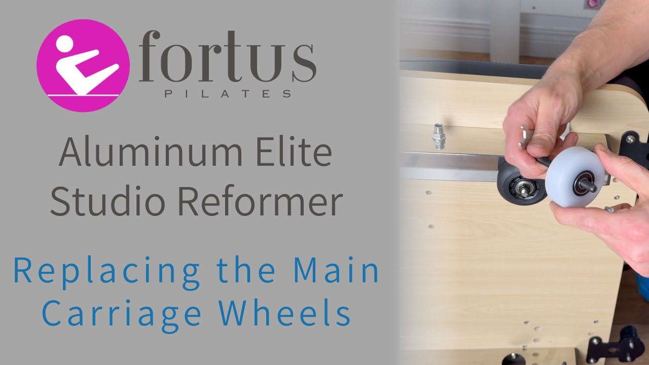 Aluminum Elite Studio Reformer - Replacing the Carriage Main Wheels