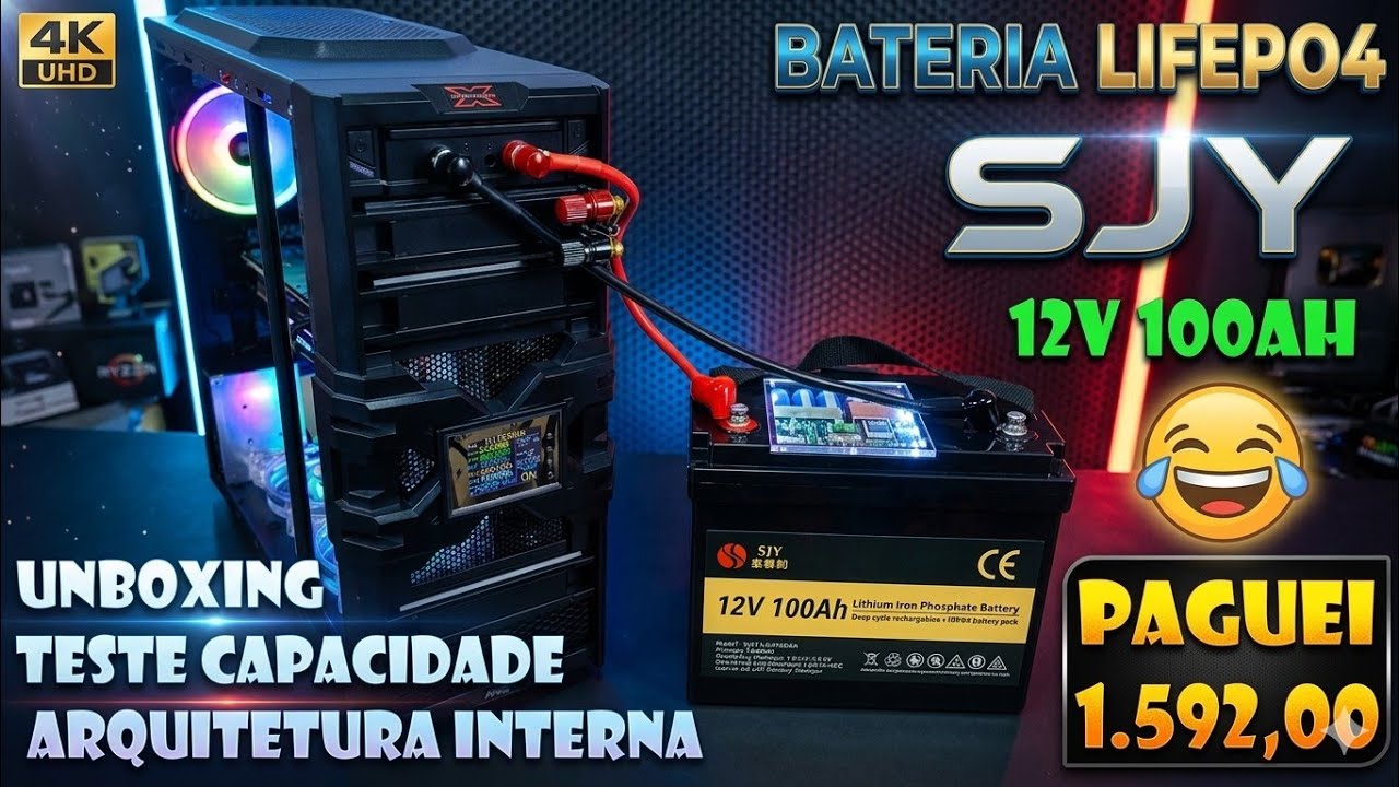 BATERIA LIFEPO4 SJY 12,8V 100AH