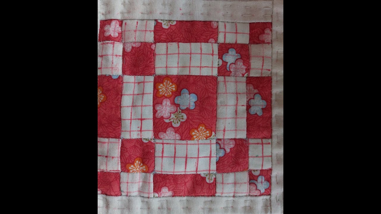 Vidéo 35 Dear Jane en français - Sandwich - Quilting Bloc de 16 blocs - Jane Stickle's quilt