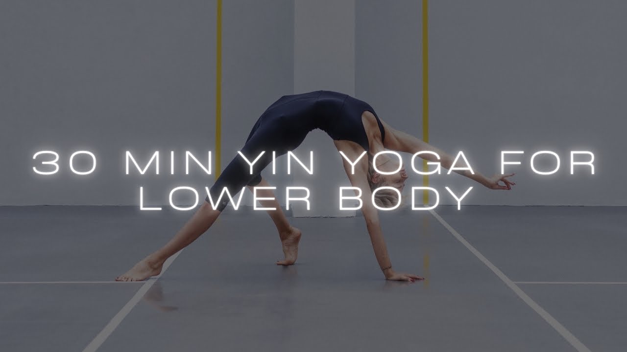 30 Min Yin Yoga | Deep Hip Stretch: Lower Body Relaxation | Passive Stretches | Yoga With Alina