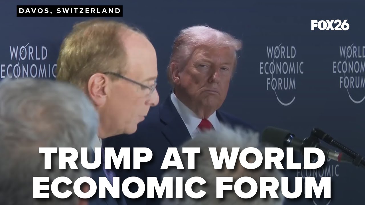 President Donald Trump at World Economic Forum