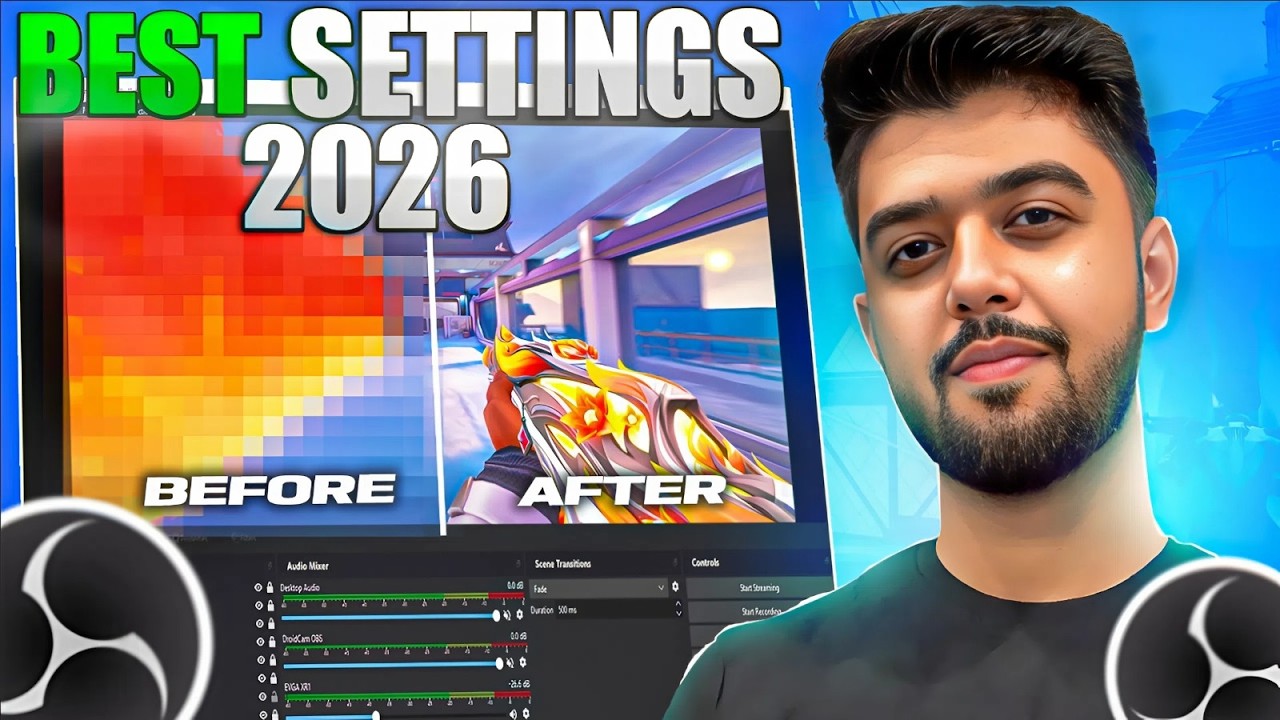 Best OBS Settings for Streaming & Recording 2026!