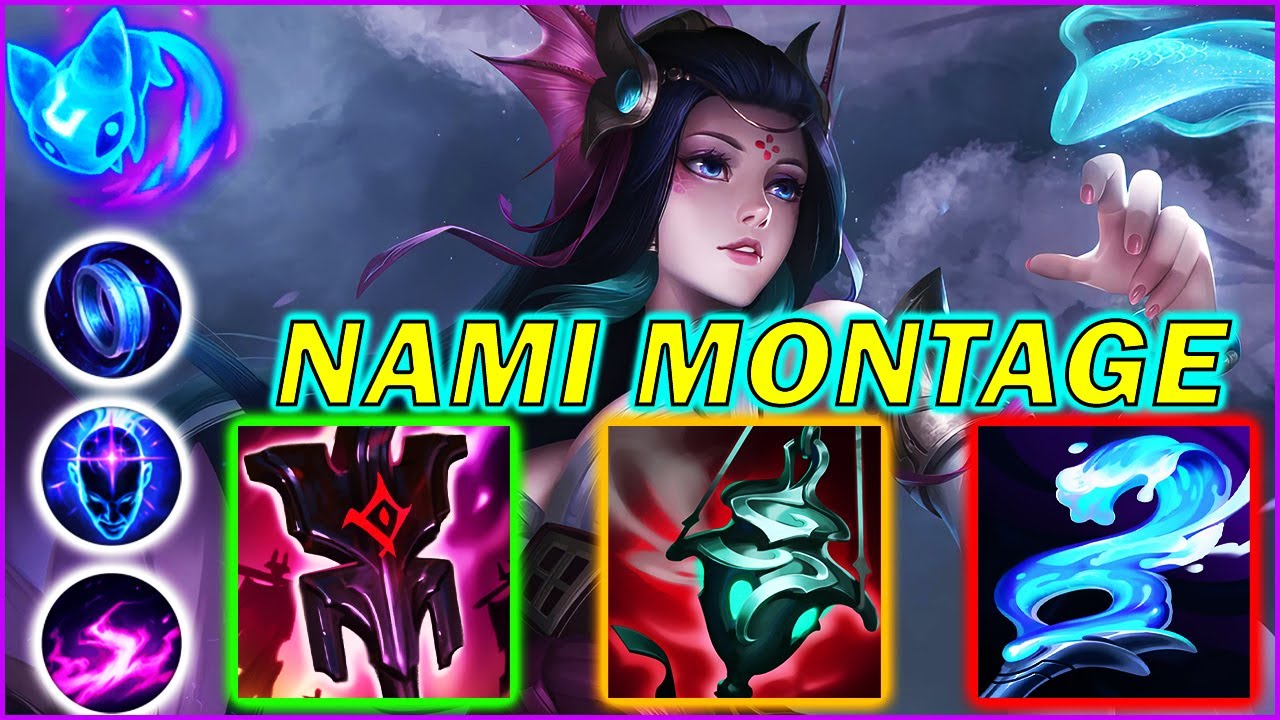 NAMI MONTAGE - S15 INSANE PLAYS (League of Legends)