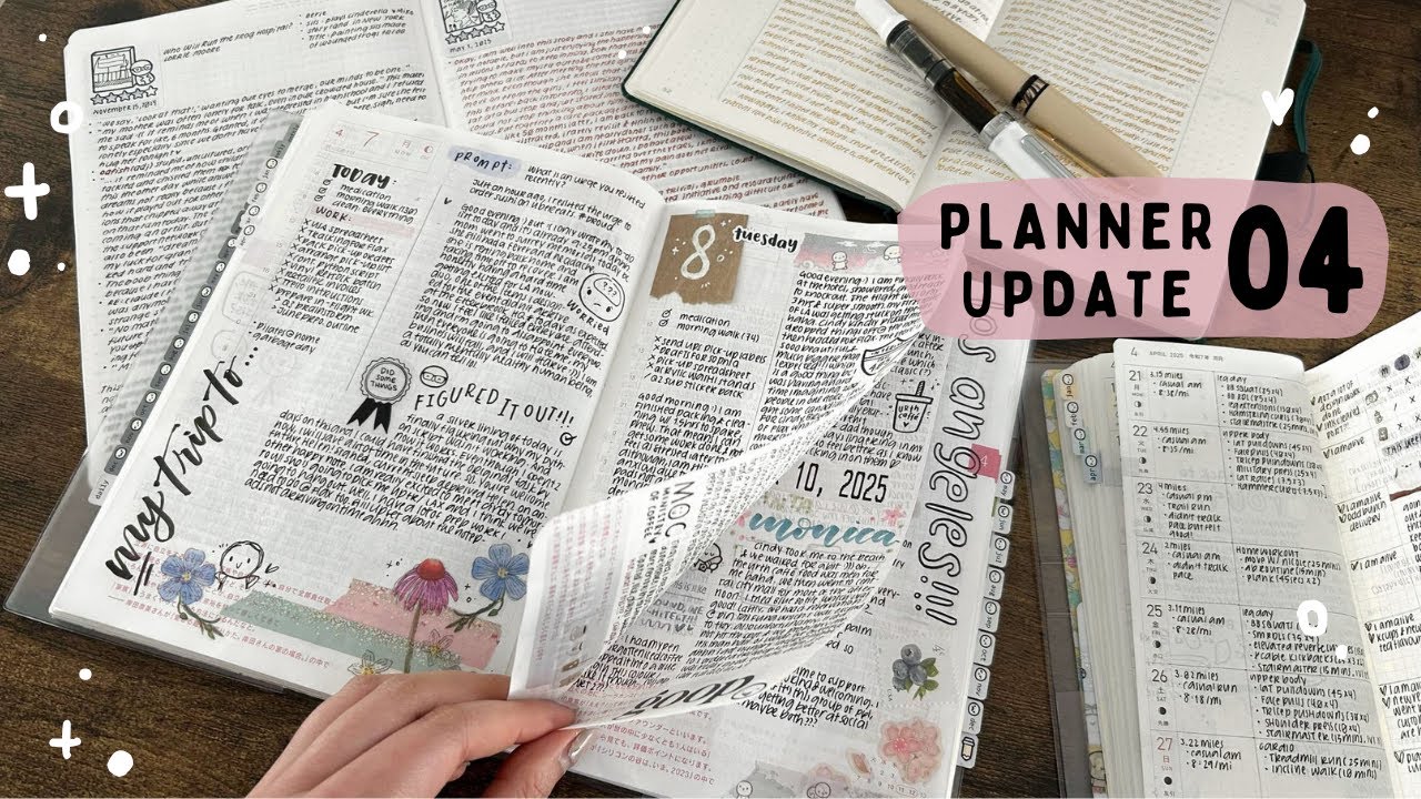 April 2025 Planner Update | Hobonichi Cousin, Commonplace, Reading Journal, Hobonichi Weeks