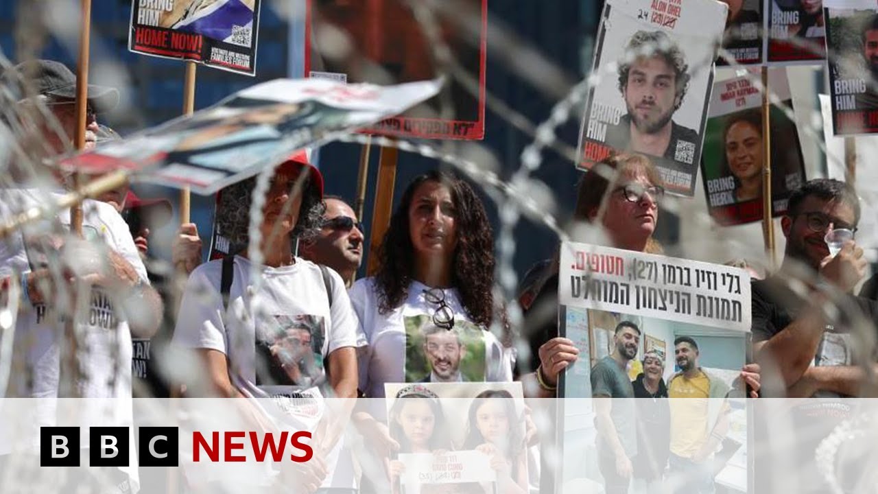 Hundreds of Israeli ex-officials appeal to Trump to help end Gaza war | BBC News