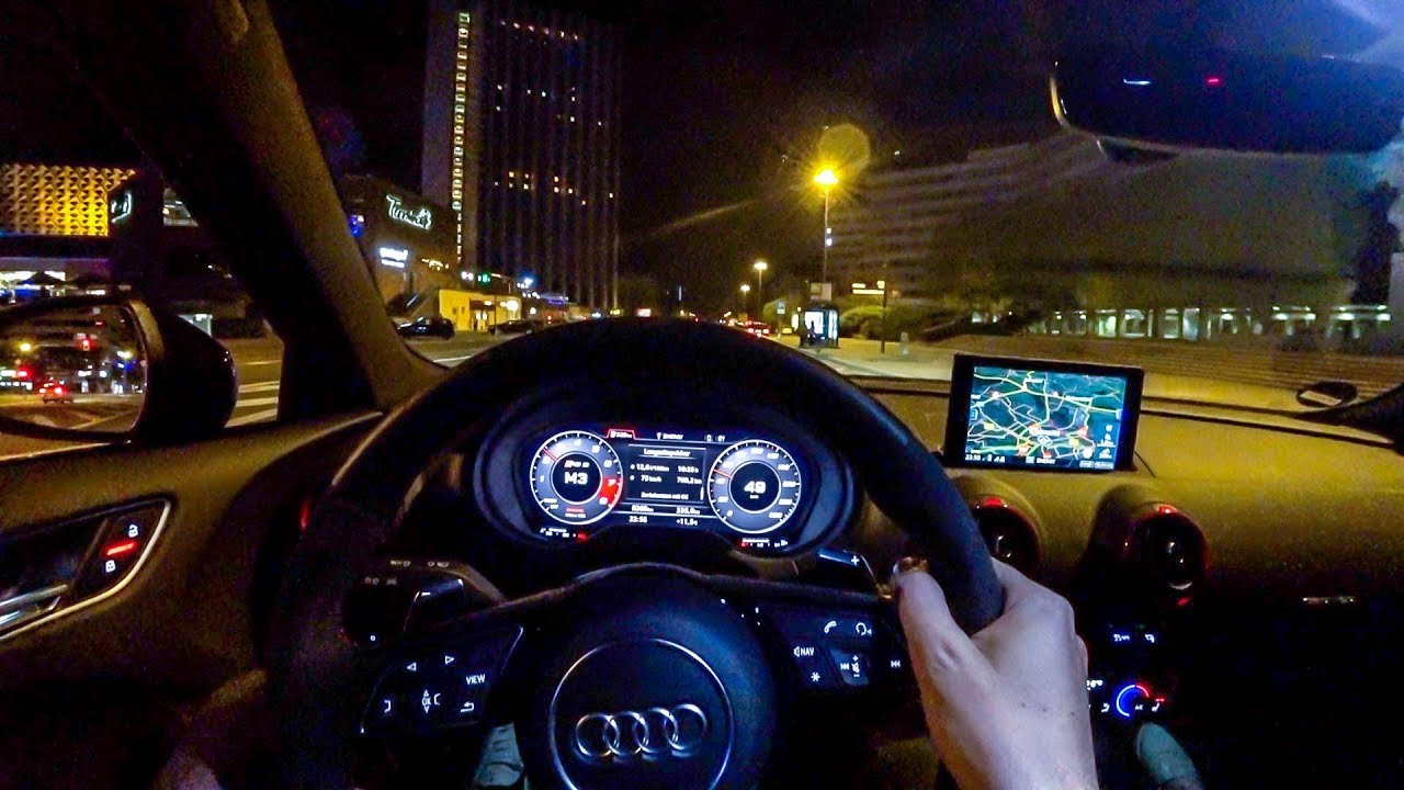 2018 Audi RS3 Sportback NIGHT POV DRIVE - Nice 5 Cylinder Sounds! - ///Lets Drive///