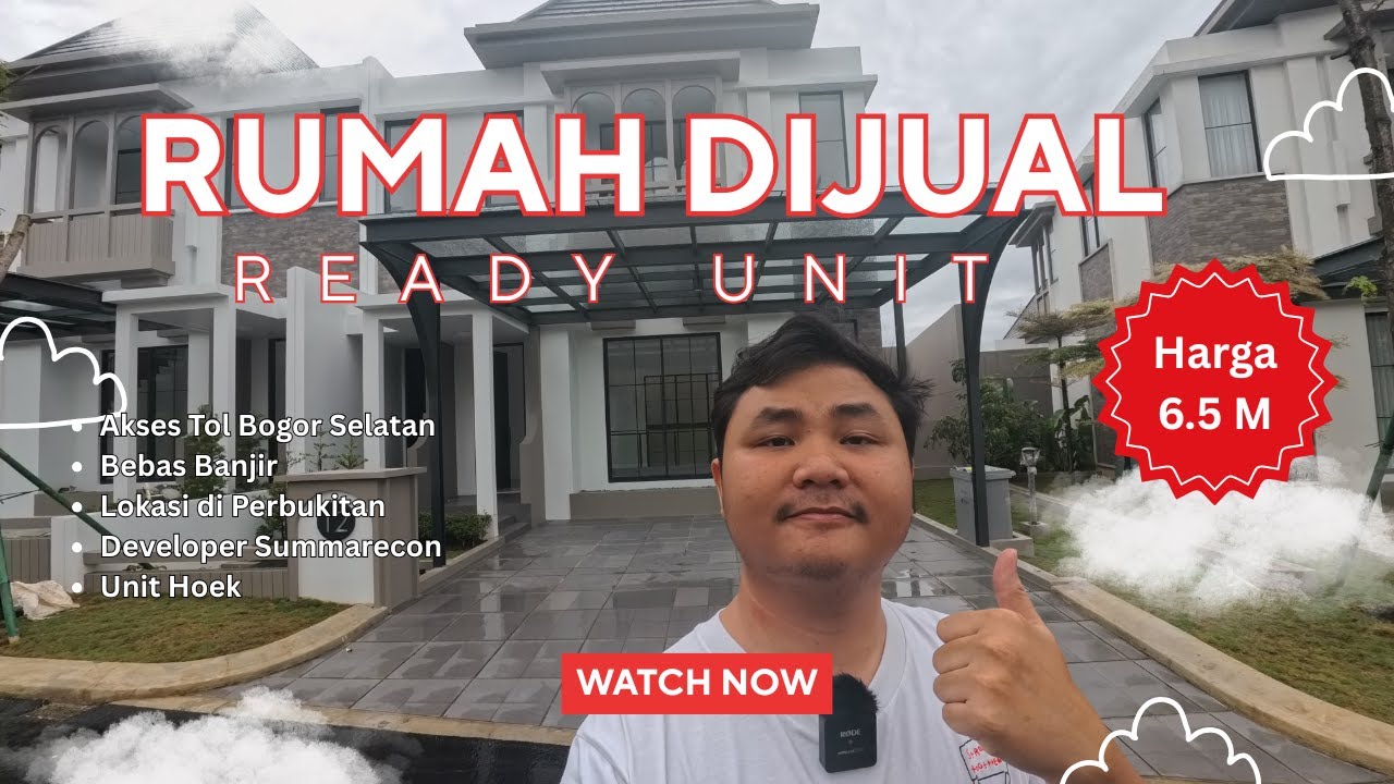 RUMAH INI COCOK UNTUK PRIVATE LIVING | 11x18 | Rumah Ready | SUMMARECON BOGOR | THE MAPLE RESIDENCE