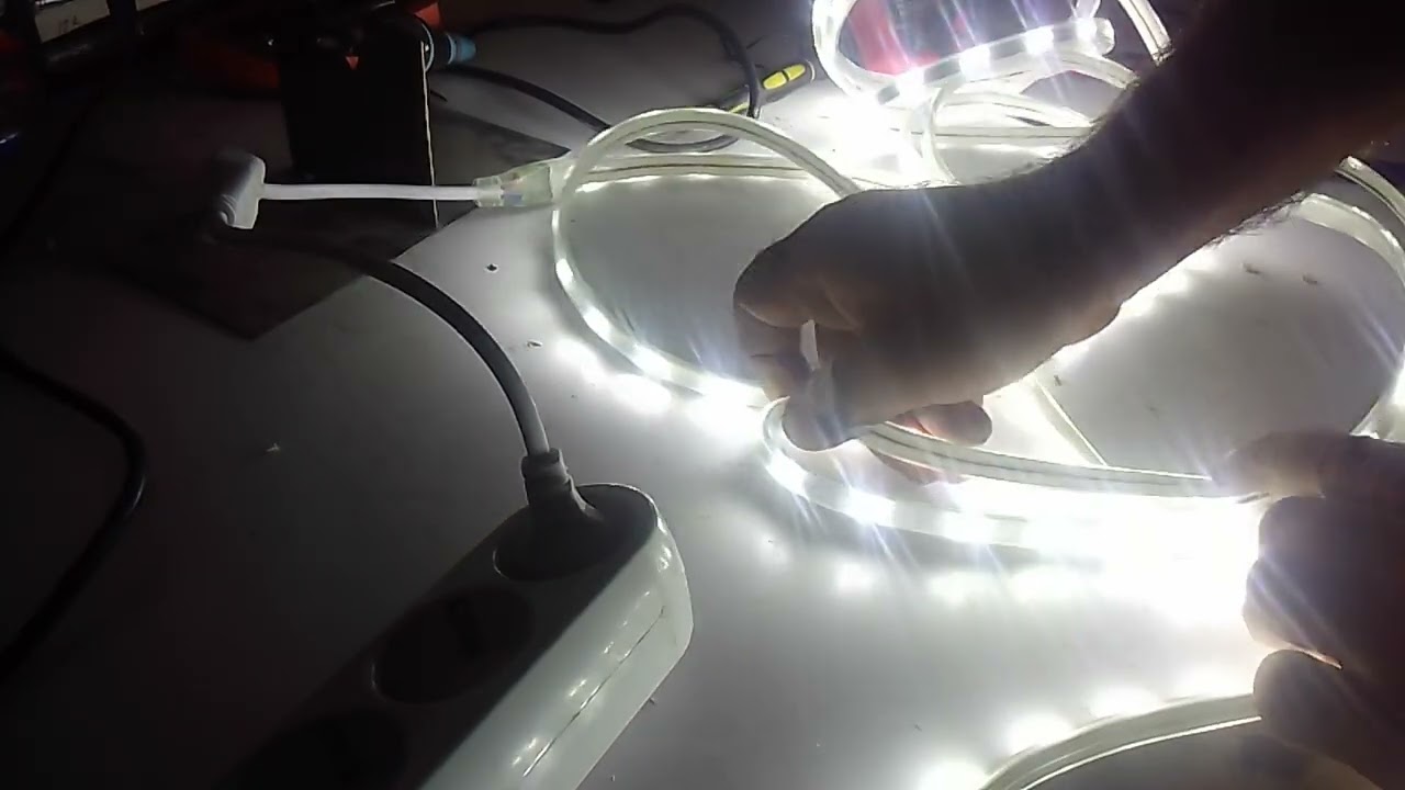 220 Volt Beyaz hortum şerit led