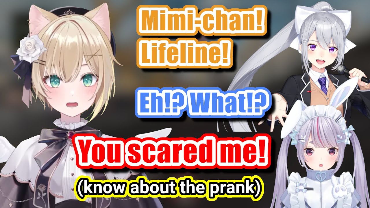 Noah Gets Surprised by Deron's April Fool's Prank On Mimi [VSPO/Nijisanji]