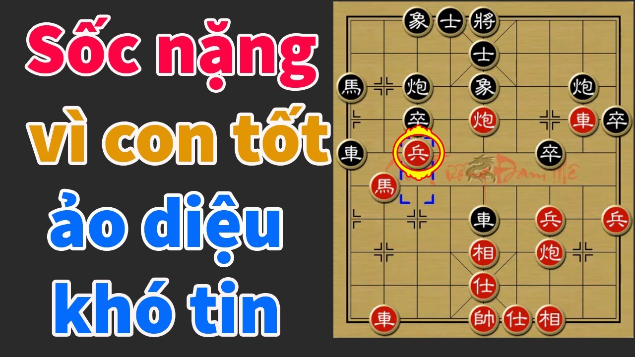 Sốc Nặng Với Trận Cờ Tướng Khó Tin: Thí Một Tốt, Đốt Rụi Cả Thành Trì