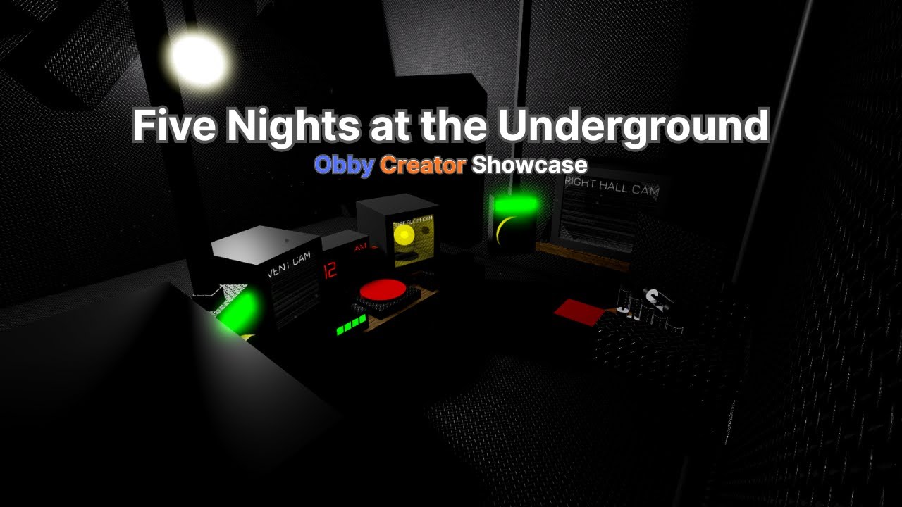 Five Nights at the Underground [Showcase] | Roblox Obby Creator