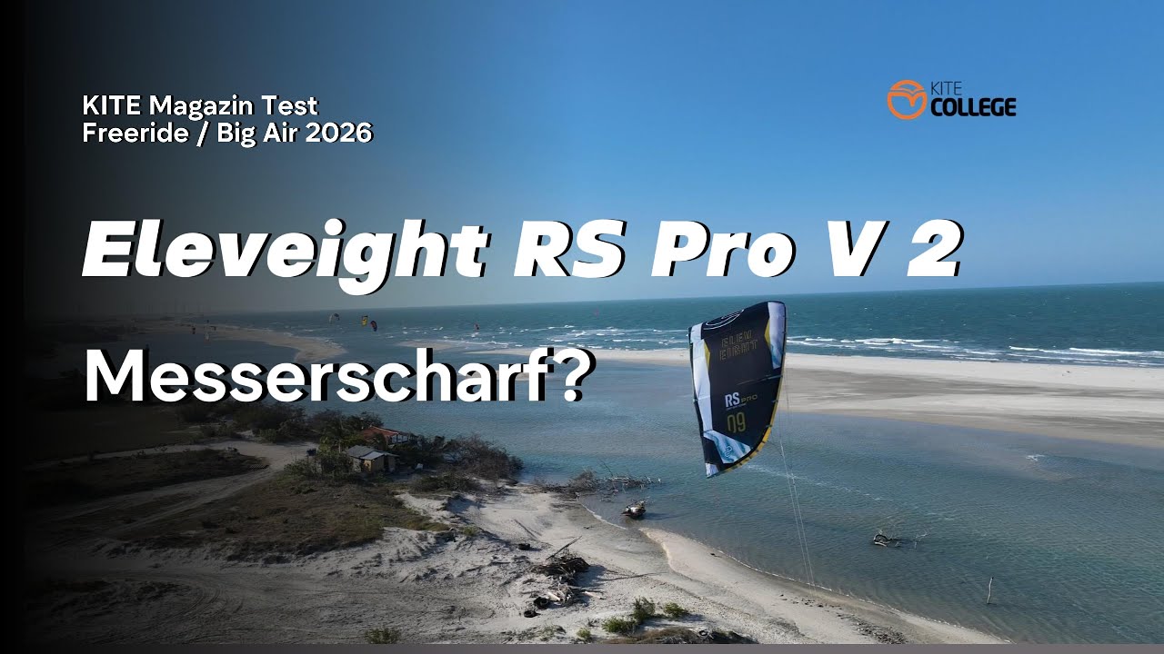Kitecollege #4: Eleveight RS Pro 2 Test | Big Air & Freeride mit Aluula Kitemagazin