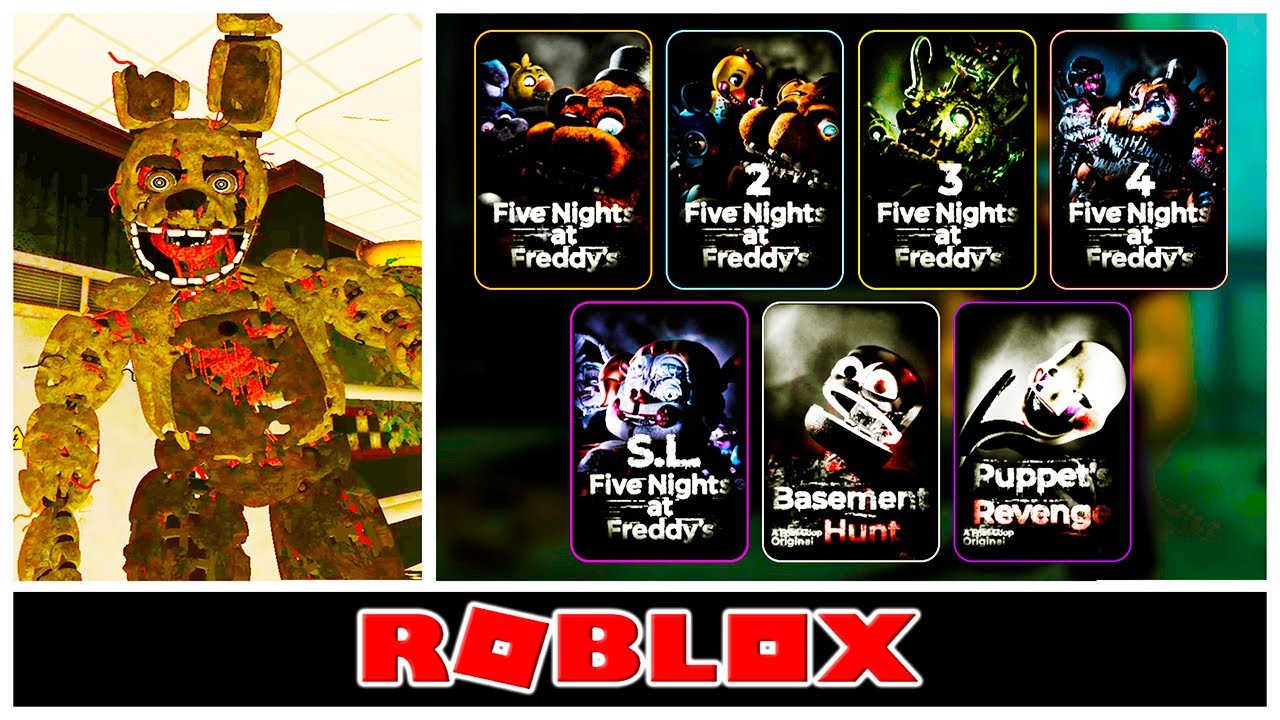 FNAF Five Nights at Freddy's Ultra Realistic in Roblox
