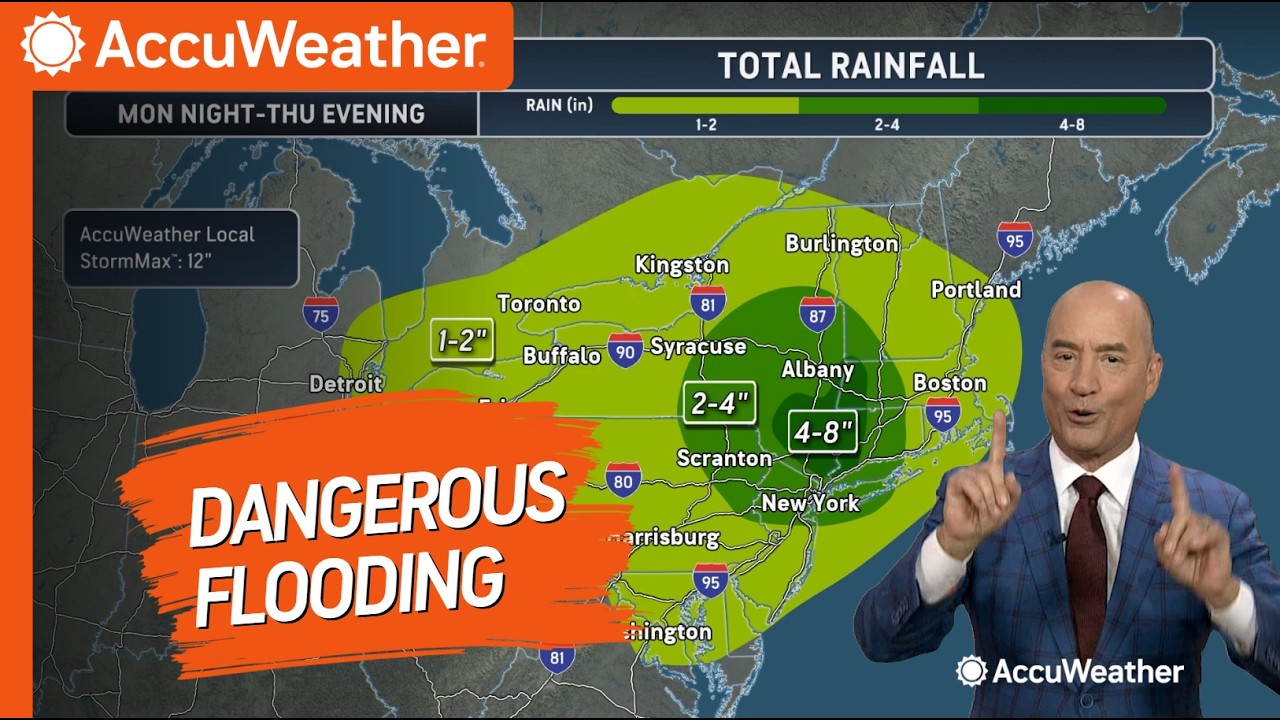 Dangerous Flooding Threatens Northeast