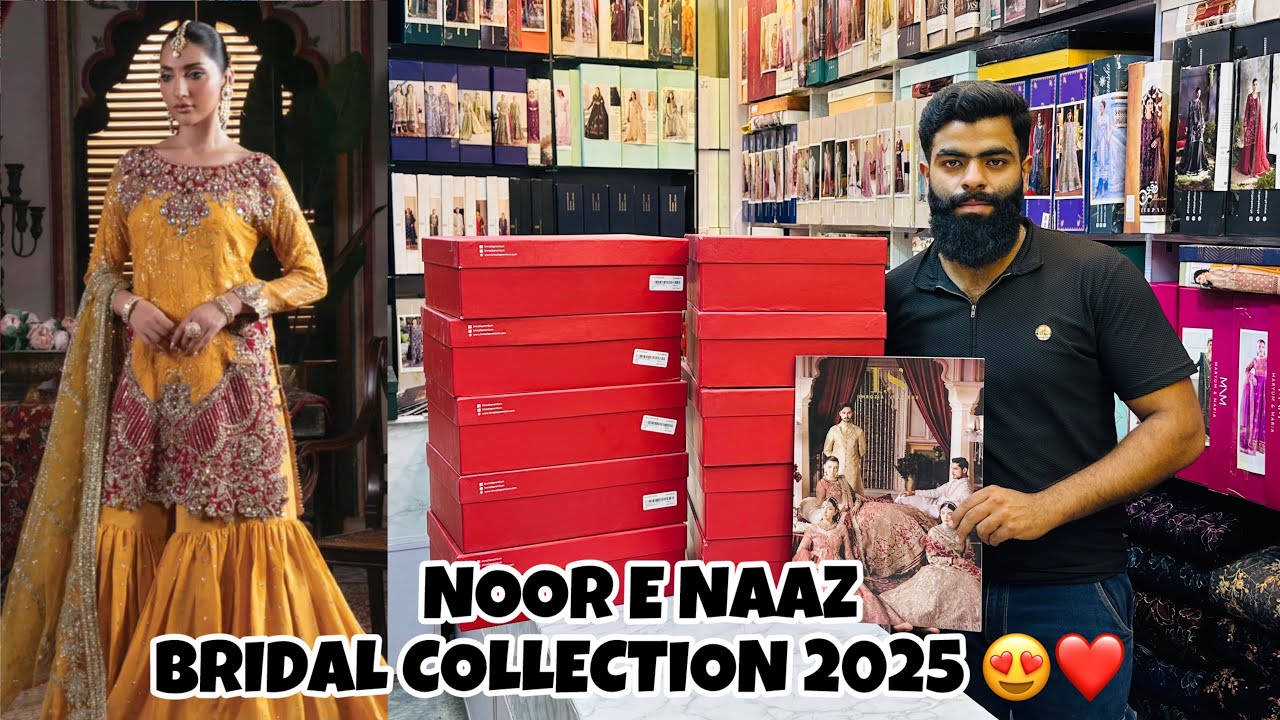NOOR E NAAZ LUXURY BRIDAL COLLECTION BY IMROZIA SERENE 2025 | UNSTICHTED DESIGNER BRIDAL COLLECTION