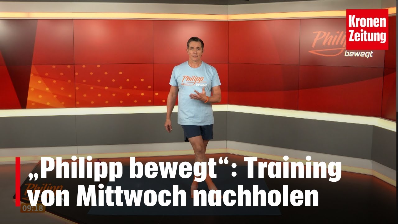 Philipp bewegt am Mittwoch, 15.05.: Mit Energie durch die Woche!