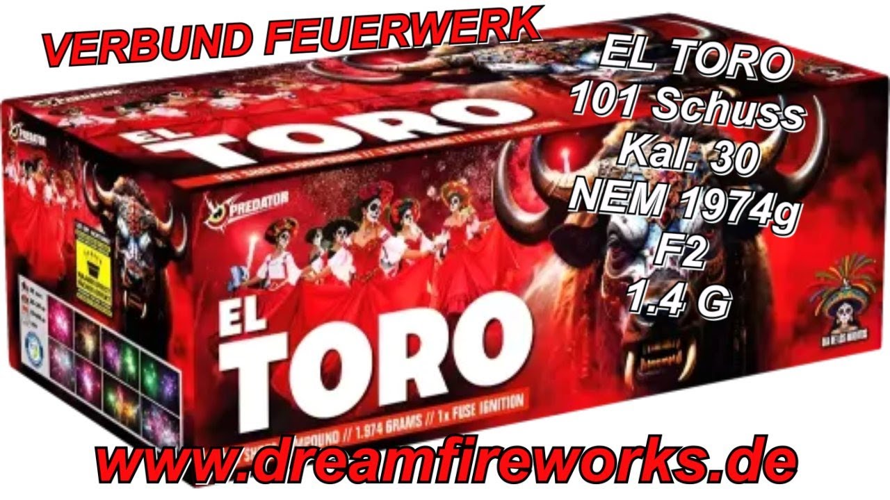 El Toro - 04447 | CAT F2 | Official video I Lesli I www.dreamfireworks.de