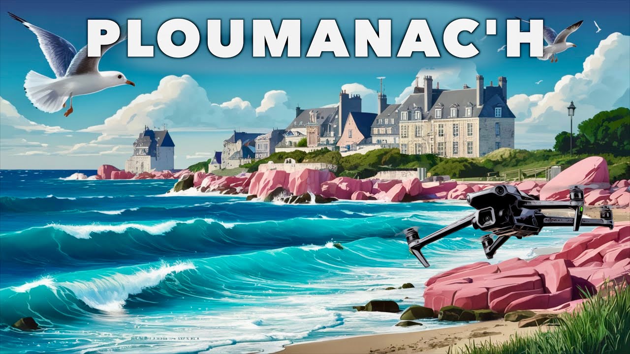 🛥🌊 Ploumanac'h#DroneFootage#TheBlackSwanFlight
