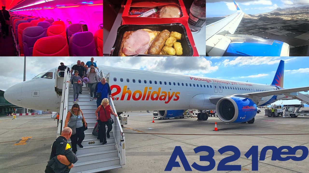 Jet2 Airbus A321-251NX Manchester to Tenerife South | Full Flight