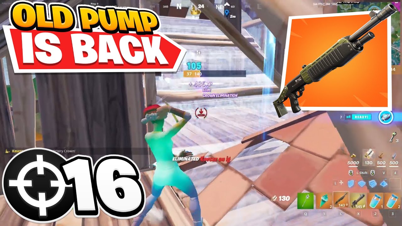 Pxlarized Plays RANKED With OLD PUMP SHOTGUN (Full Ranked Gameplay)
