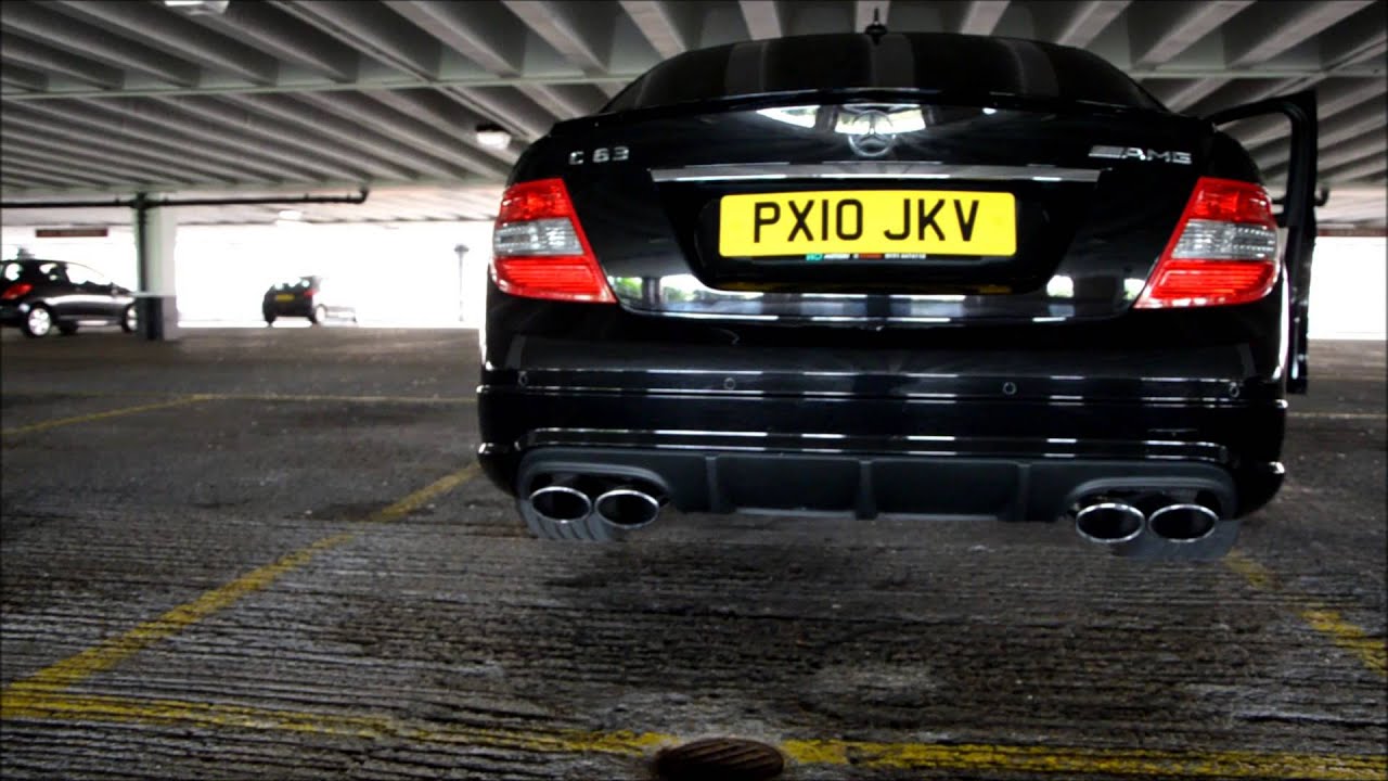 C63 AMG stock exhaust