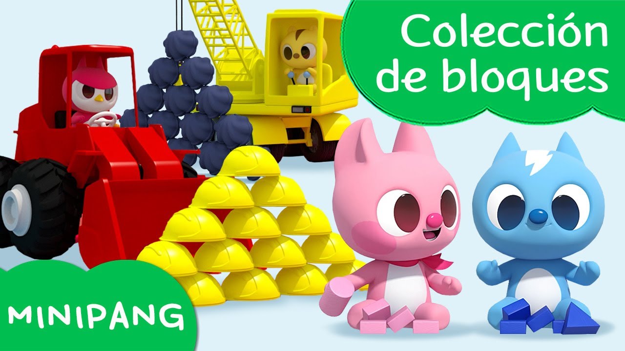 Aprende palabras con MINIPANG | Colección de bloques🧱| MINIPANG TV 3D Play