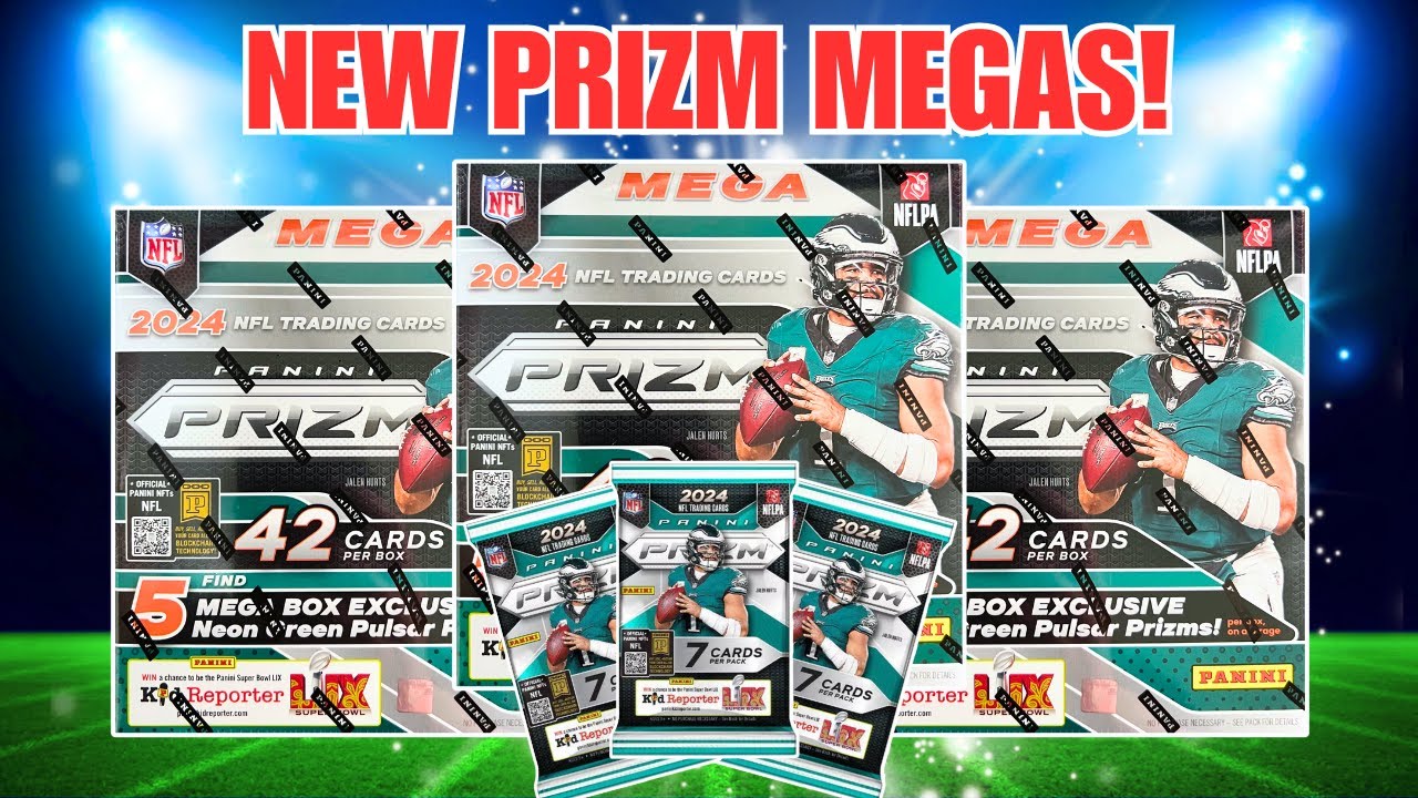 WATCH BEFORE BUYING! 2024 Prizm Football Mega Box Review (Walmart Version)