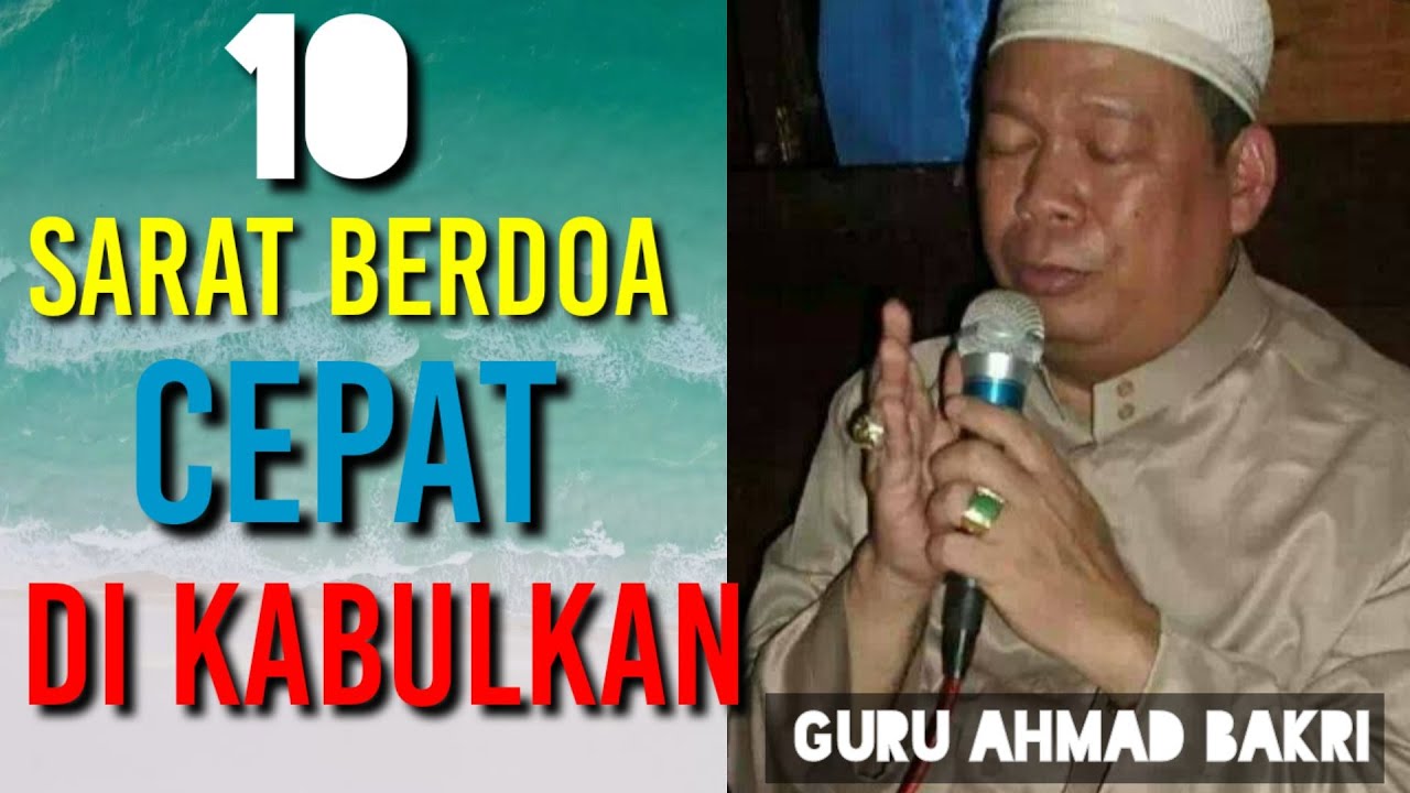 ceramah agama guru AHMAD BAKRI,penyebab doa  tidak di kabul kan#ahmadbakri#jumaidilchannel
