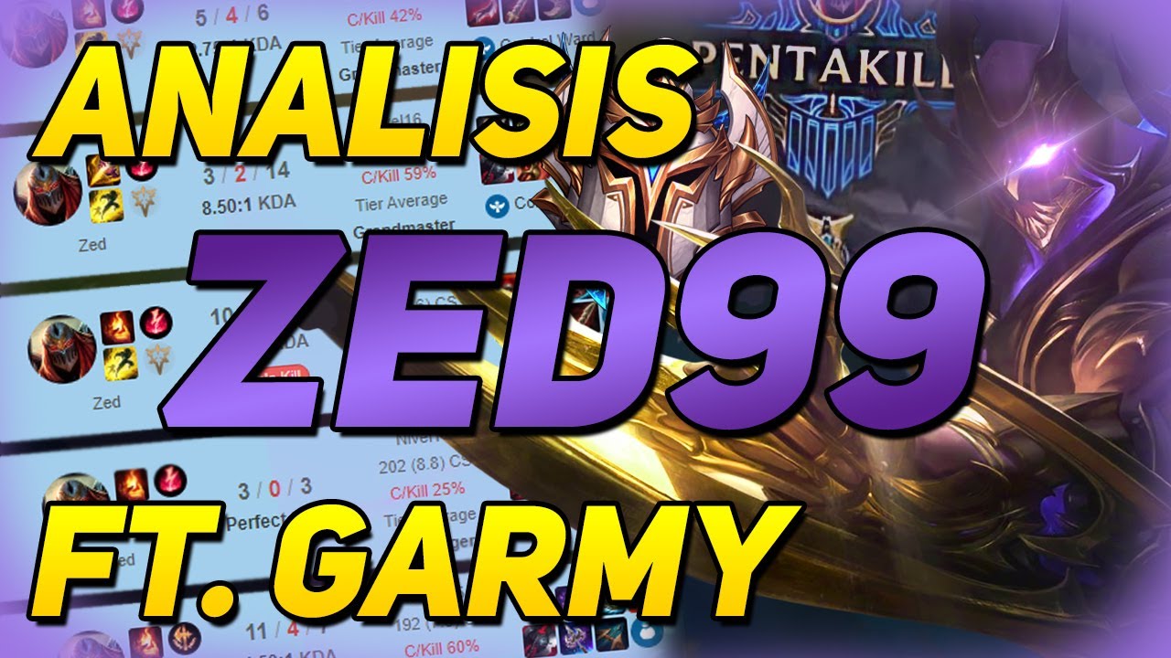 INCREÍBLE OTP ZED 60% WINRATE CHALLENGER KR! - ZED99 - ANÁLISIS / REACCIÓN FT GARMY