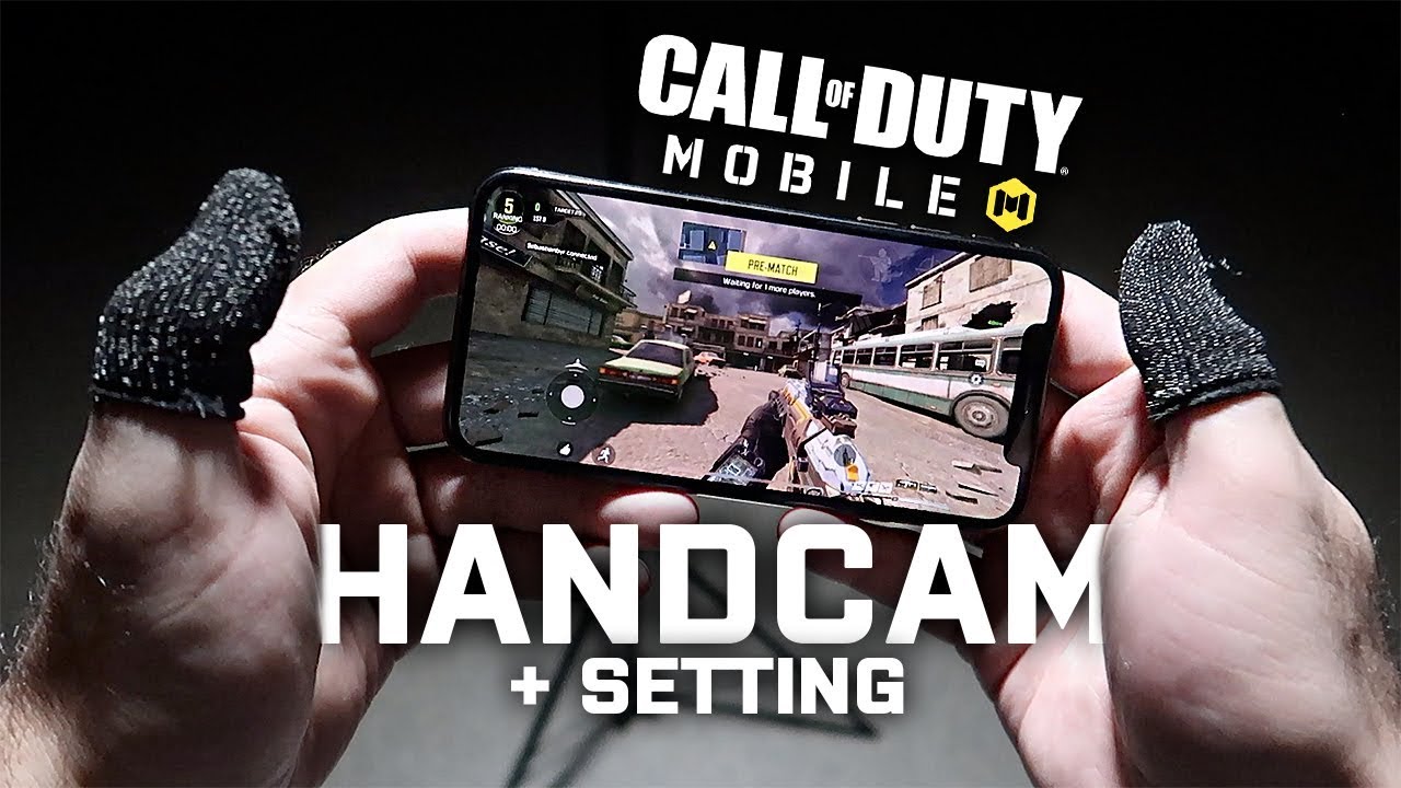Call of Duty Mobile HANDCAM + SETTINGS GAMEPLAY