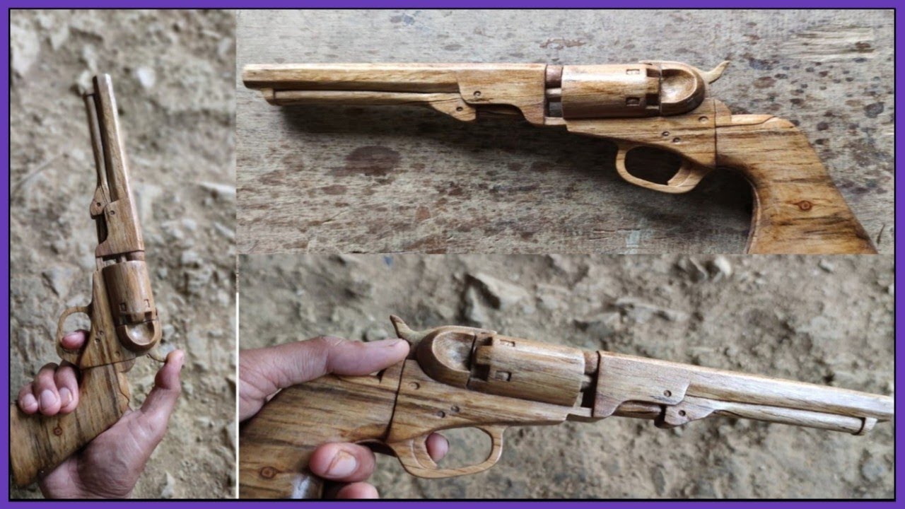 Wooden Toy Gun /1851 Navy Colt Revolver