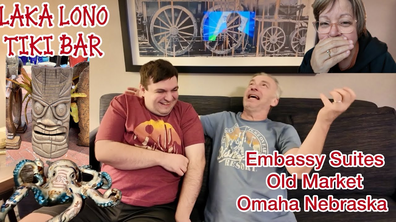 Omaha Nebraska Part 2 | Embassy suites tour | Smokin Oaks Pizza | Dolci Dessert | Lana Lono Tiki Bar