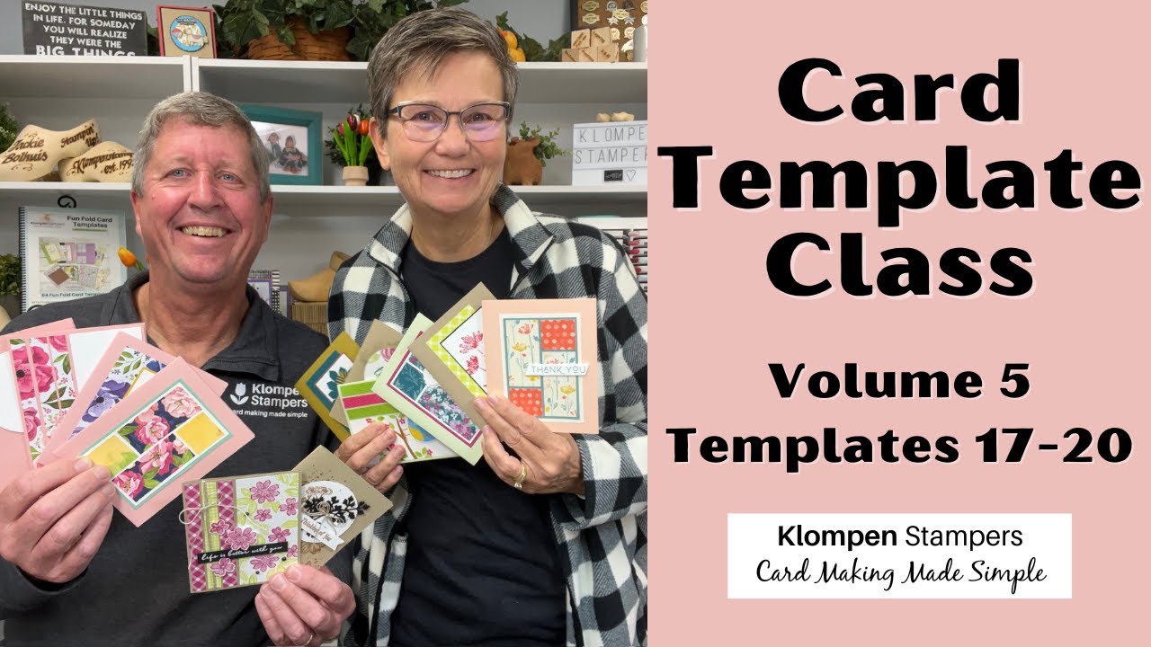 Easy Card Templates For All Occasions | Card Template Class Vol. 5