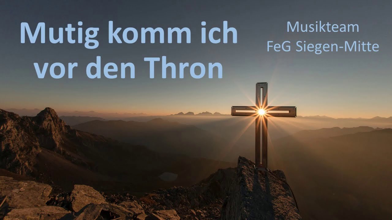 Mutig Komm Ich Vor Den Thron - Urban Life Worship - Hoffnungsprojekt Siegen - Cover Lyric Video
