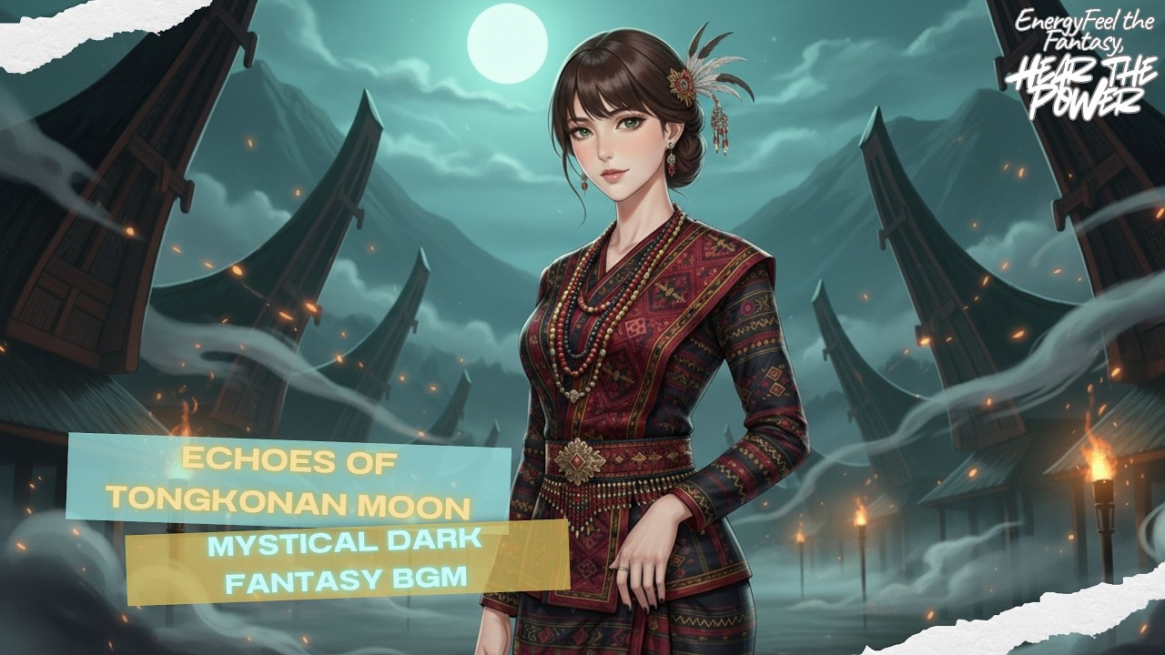 Echoes of Tongkonan Moon | Mystical Dark Fantasy BGM – Lady Noctra