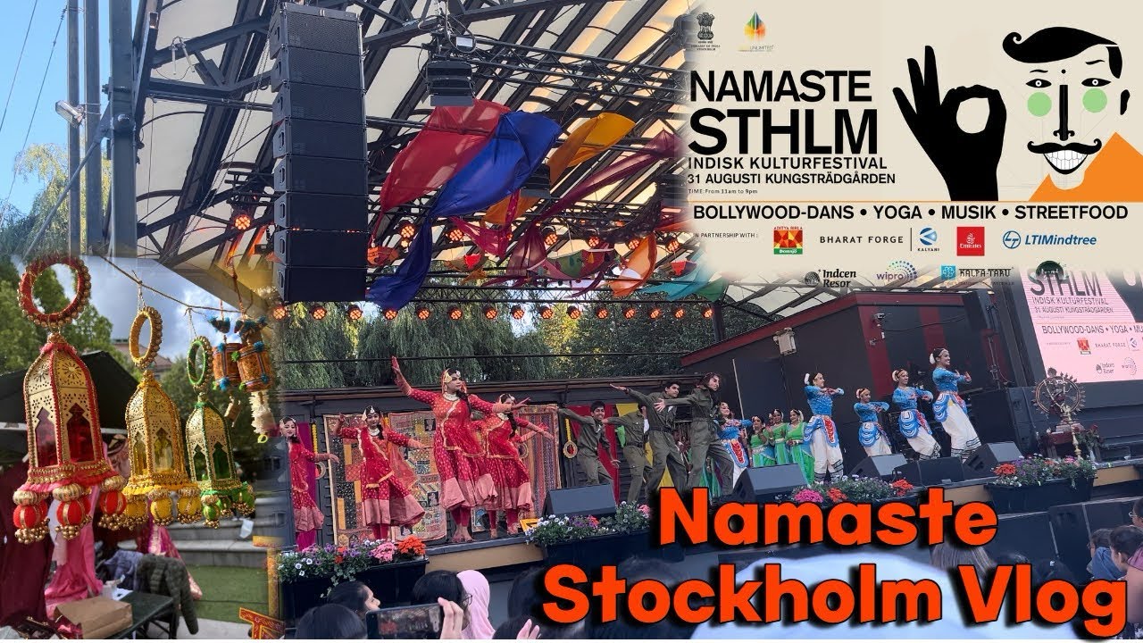 Namste Stockholm 2024 vlog organised by Indian embassy in sweden