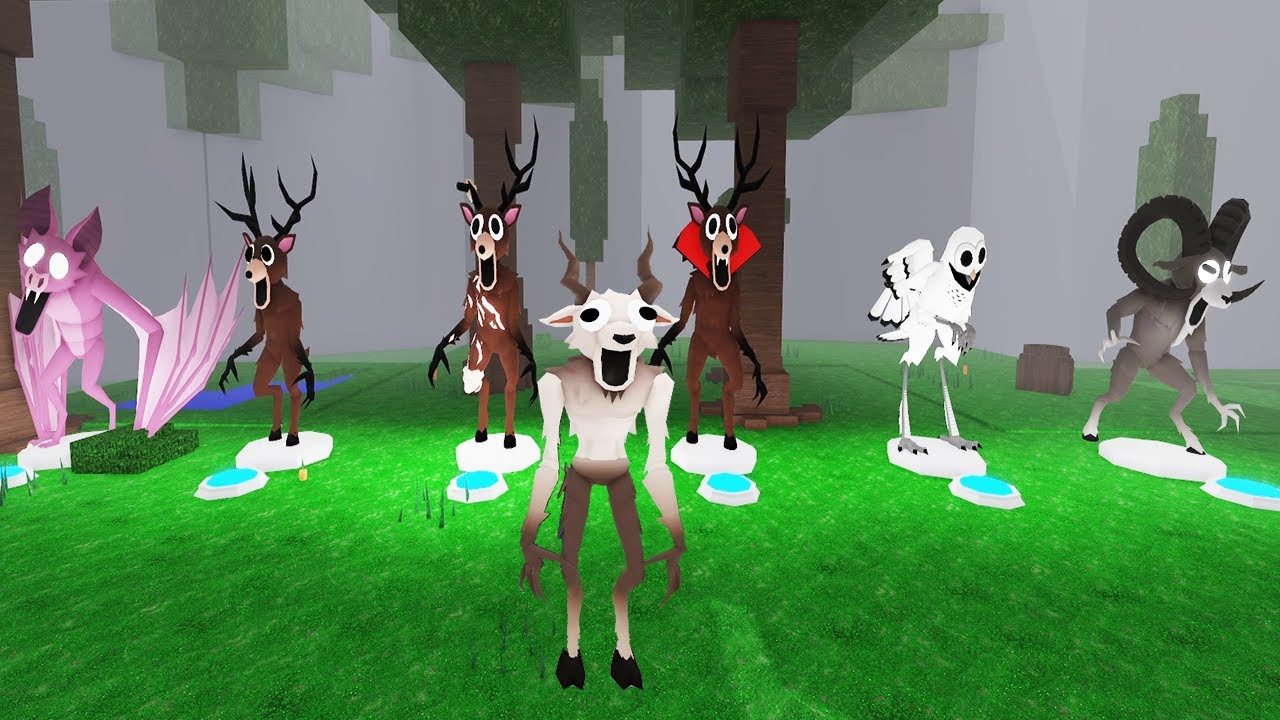 All Morphs Unlocked 99 Nights in the Forest Roblox Mod - Goat Deer Owl Ram New Bat Boss Update
