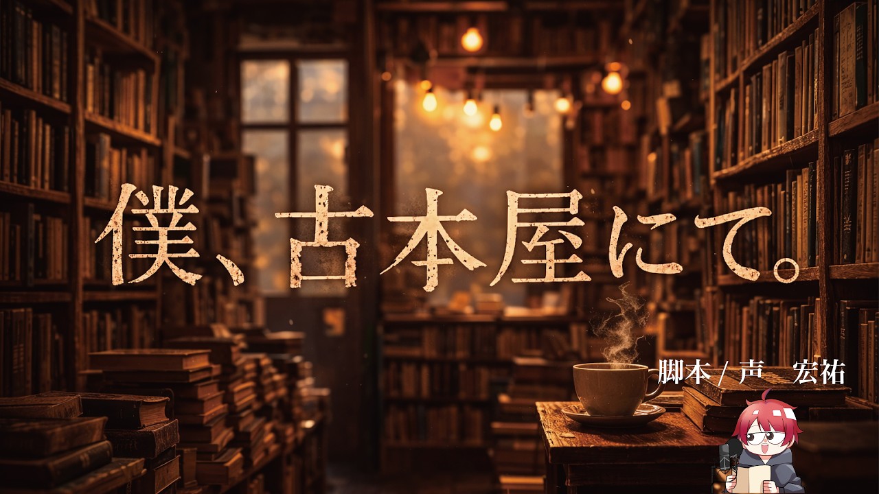 【#朗読】朝のひと息朗読｜僕、古本屋にて。